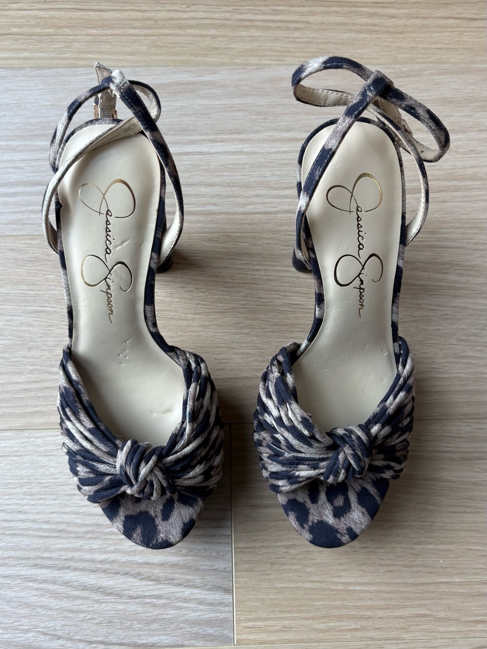 Leopard-Print Platform Sandal - Picture 4 of 7